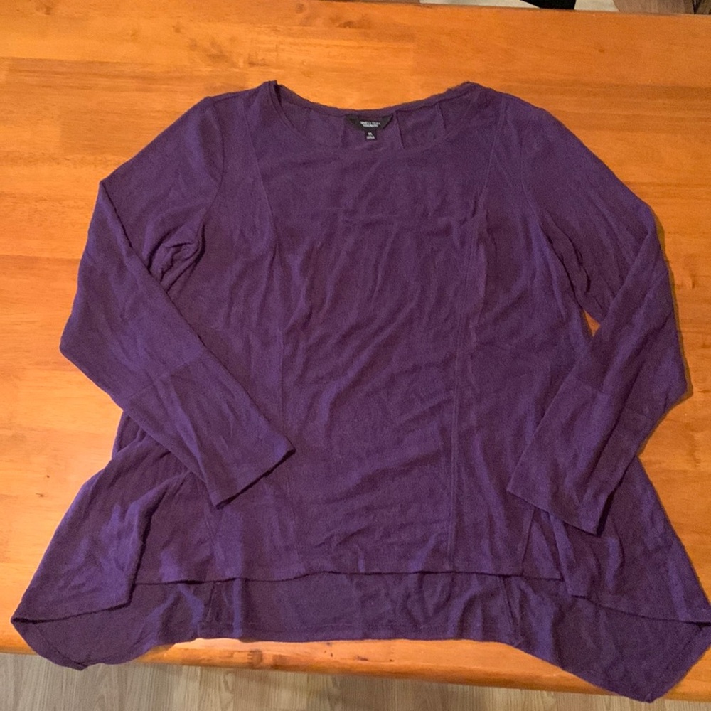 Simply Vera Vera Wang Purple Sweater. Size XL